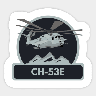 Military CH-53E Helicopter Sticker